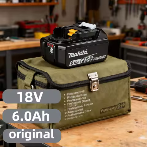 🚇Strong power Original Makita 6.0Ah/5.0Ah Makita 18V Battery for replacing Makita 18V tools battery，