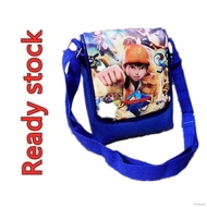 ◑۞1✨Kid Boy Raya Sling  bag Puasa Budak Lelaki Terbaru Ready Stock Avenger Agen Ali Boboboy Altraman