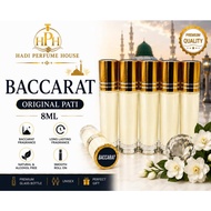 MINYAK ATTAR / PERFUME TANPA ALKOHOL / Baccarat attar original Pati 8ml