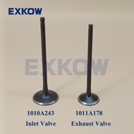 8PCS Inlet Exhaust Valve for Mitsubishi Outlander CW4W CW5W GF2W GF3W GG2W ASX GA2W GA3W Delica Lanc