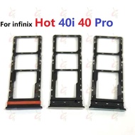 Sim tray for infinix Hot 40i 40 Pro Sim card holder X6836 X6837 X6528B X6528