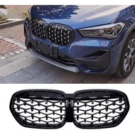 BMW X1 F48 LCI Front grille diamond MP style facelift 2020-2021 accessories