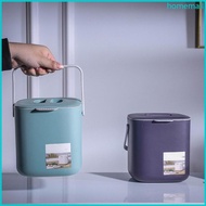 HO Creative 2 Tiers Compost Bin with Handle Compost Drainer Rubbish Recycling Bin for Indoor  Scraps