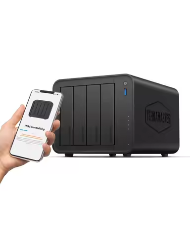 TERRAMASTER F4-425 4-Bay NAS Storage –Intel x86 Quad-Core CPU, 4GB RAM, Network Attached Storage (Di