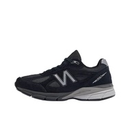 New Balance NB 990 V4 Running Shoes Mens Low Top Black Gray U990BL4