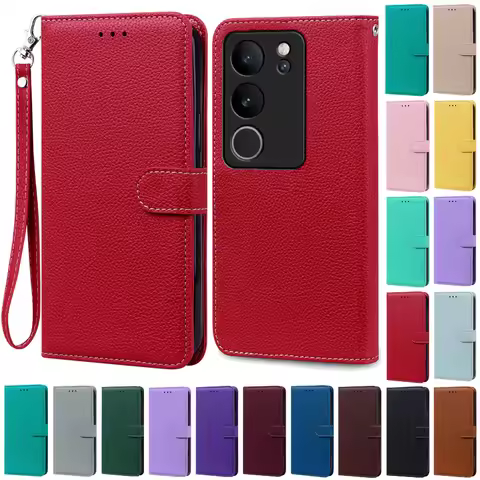 For Vivo V29 5G Case Wallet Leather Flip Cover For Vivo V29 Case Soft Book Cover For Vivo V29 5G Cas