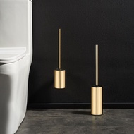 Gold Toilet Brush Stainless Steel Freestanding Bowl Wc Brush Bathroom Cleaning Tool Holder with Base