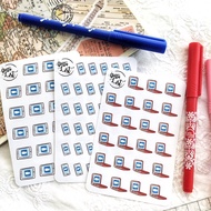 Zoom Meeting Planner Stickers Bullet Journal Hobonichi Jibun Techo