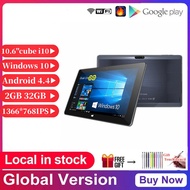 10.6inch Cu be i10 Dual OS Windows10 + Android4.4 Tablet PC 2+32GB Capacitive Touch Screen Intel Z3735F 1366*768 IPS