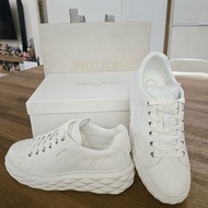 JIMMY CHOO Diamond Light Maxi F 皮革運動鞋