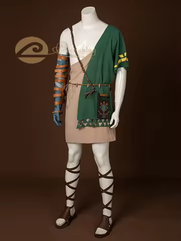 Game Tears of the Kingdom Link Cosplay Costume Men Uniform Anime Halloween Outfit