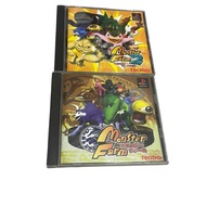 Monster Rancher Monster Farm 1 & 2 PS1 Japan Japanese Game Set TECMO NTSC-J