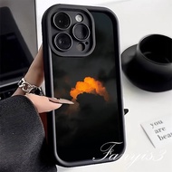 Compatible For Infinix Smart 7 8 Hot 40i 30i 30 Play Note 30 VIP 12 Turbo G96 Tecno Spark 10C Camon 20 4G INS Fire Cloud Landscape New Angel Eyes Phone Case TPU Cover