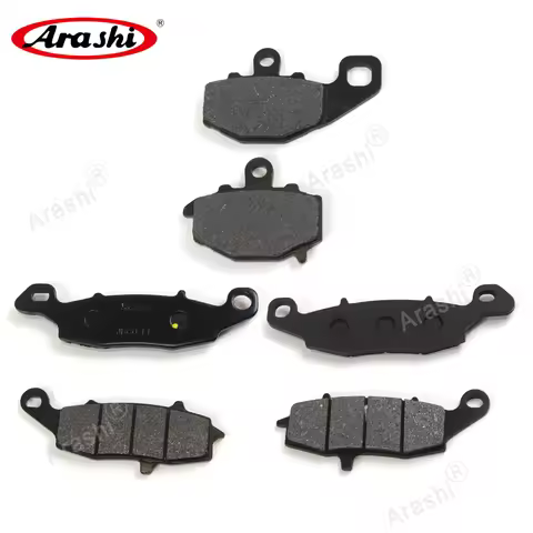 Arashi Organic Front Rear Brake Pads For KAWASAKI ER-6F ER6F / ER-6N ER6N 2006-2016 / ZRX 400 1996 B