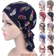 WENNEYCR Turban Hat Beanie Muslim Scarf Cancer Chemo Hat