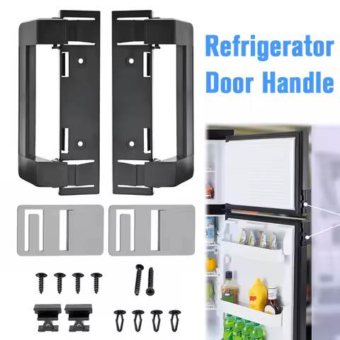 2Pcs Refrigerator Door Handle Wear Resist RV Refrigerator Door Latch Handle Campers Refrigerator Doo