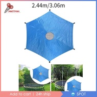 [Prettyia1] Trampoline Shade Cover Trampoline Sun Protection Cover Rainproof Protective Cover Trampolines Canopy for Outdoor Backyard