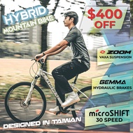 🇯🇵Shimano 27 Speed Hybrid MTB ⭐ Ethereal Hybrid Bicycle Full Hydraulic Brake⭐ 700C Hybrid Mountain Bike