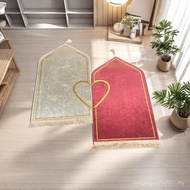 New Style Heart-Shaped Couple Embossed Relic Tassel Hetero-Shaped Prayer Thickened Carpet for Living