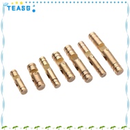 TEASG 10Pcs Barrel Hinge Folded Useful Connector Pure Copper Soft Close Invisible Wine Wooden  Hinges