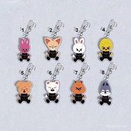 【FJ】Stray Kids SKZOO Plush Keychain Wolf Chan Leebit Bbokari | 8-9cm Soft Stuffed Bag Charm Fan Gift