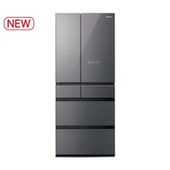 【Panasonic 國際牌】日製 650公升六門變頻玻璃冰箱 NR-F651WX-S1(雲霧灰)