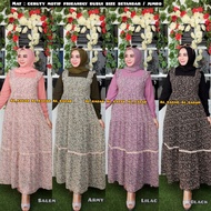 GAMIS CERUTY BABY DOLL MOTIF BUNGA KOMBINASI POLOS MIC RENDA GAMIS MODEL TER BARU MOTIF BUNGA GAMIS MOTIF BUNGA