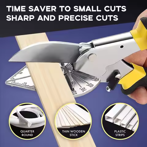Sharp Multi Angle Miter Shear Cutter, Adjustable at 45 To 135 Degree With Safety Lock Hand Tools for