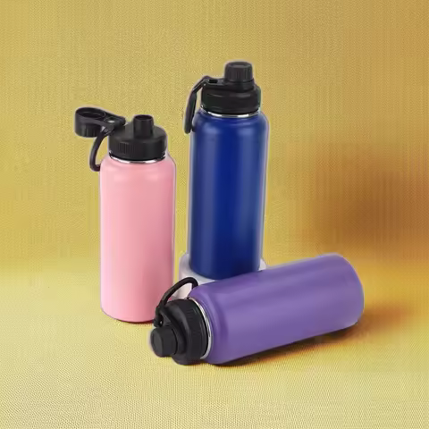 32oz Space Pot Large Capacity 304 Stainless Steel Thermos Cup, Outdoor Sports Water Bottle, Portable