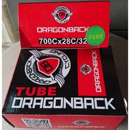 iriding-dragonback tube size 700*28/32c F/V 80mm Bicycle Inner Tube made in taiwan