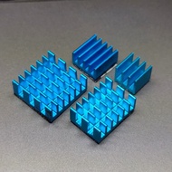 4pcs Blue Aluminum Heatsink cooling heat sink Raspberry Pi 4 B 3B