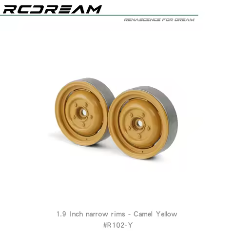 RCDream 1.9 Inch Narrow Rims Wheels Old-fashion for 1/10 1/8 RC Truck Crawler D90 RD110 FJ MST VP #R