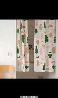 窗簾免打孔安裝魔術貼粘貼式臥室飄窗遮簡易網紅款窗簾布
