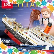 LOZ IDEAS Mini Block 1060 Titanic Cruise Ship Vehicle Classic Movie Scene Building Brick 2882pcs 泰坦尼