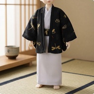 Japanese Kimono Doll Outfit Fine Stitching Japanese Doll Kimono Wide Sleeve Wrap Outfit Gift Ready P