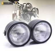 Motorcycle Modification Accessories CG125 Retro Headlight Headlight Universal GN Headlight Harley Pr