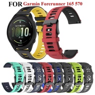 20mm 22mm Silicone Watch Strap For Garmin Forerunner 165 970 570 47mm 42mm Watchband