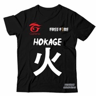 (BISA COD) KAOS ANAK BAJU ANAK FF FREE FIRE SQUAD GAME HOKAGE GAME FF FREE FIRE