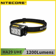 NITECORE HA29 UHE Outdoor Headlamp 3 Color Temperatures 1200 Lumens Led Headlight HLB2500 Battery fo