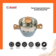 German Granite Stock Pot Casserole Pan Original Greblon Granite Dutch Oven/