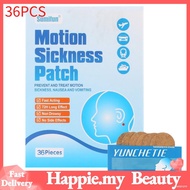 SUMIFUN 36 PCS Motion Sickness Patch Relief Patch Seasickness Nausea Dizzy Plaster