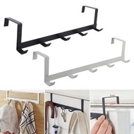 **包郵** 白色 5連排門後掛鉤 免打孔廚櫃門後掛鉤 大承重衣服帽子掛鉤 廚櫃背門式5連掛鉤 浴室鐵藝掛鉤 免打孔廚房櫥櫃門後掛鉤 置物架 壁掛免釘無痕 收納架廚房 多功能門後掛鉤 浴室掛鉤排鉤 時
