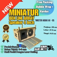 Box Sound Line Array 4 Inch