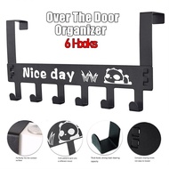 Door Hook Hanger /Door Hook With 6 Hook /Ampaian Sangkut Pakaian Baju Gantung Pintu