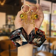 Chasing Jade Keychain Pendant High-value Cartoon Creative Student Third-Order Schoolbag Gift Rubik's