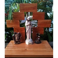 Altar. free standing.for home and office. 55cm by 55cm by 2 cm christian figurines not included.