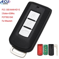 1PC/2PCS/5PCS X 3 Button Smart Remote Key Fob 433Mhz PCF7952 ID46 for Mitsubishi Lancer Outlander ASX FCC: G8D-644M-KEY-