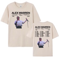 Alex Warren Cheaper Than Therapy Tour T-shirt Women Men Clothing Summer Cotton Loose Fashion Tshirts