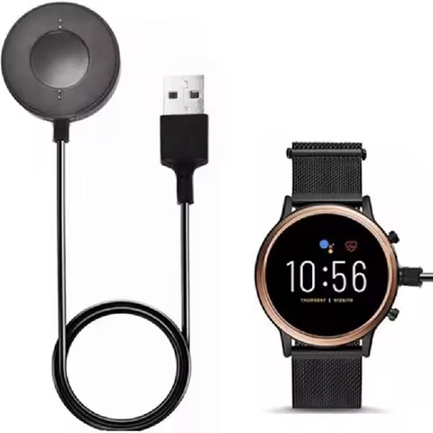 USB-A Charging Dock Magnetic Charger for Fossil Gen 4 5 for Michael Kors Runway Watches Accessory Wa