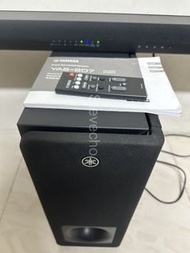 YAMAHA YAS-207 藍牙無線二件組聲霸 4K HDMI SoundBar 5.1 原廠遙控器/說明書